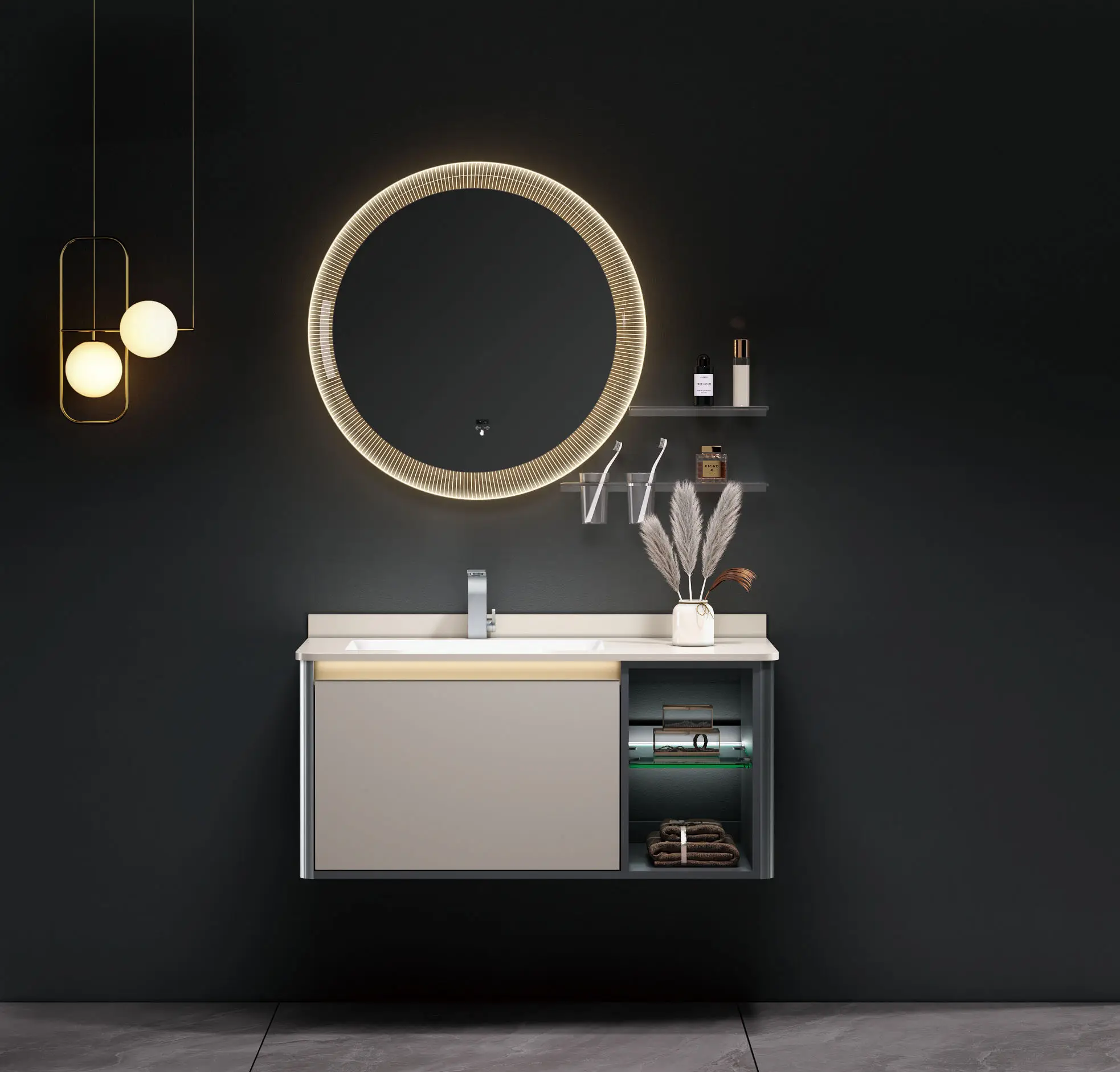 High Quality Bathroom Cabinet Over Toilet Supplier 4