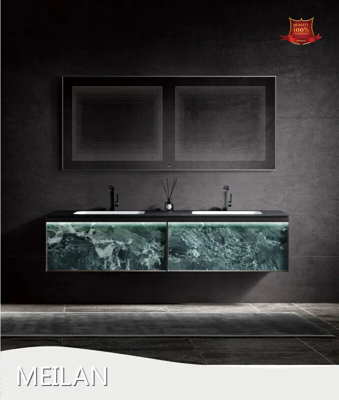 Green Bathroom Cabinets Manufacturer 1