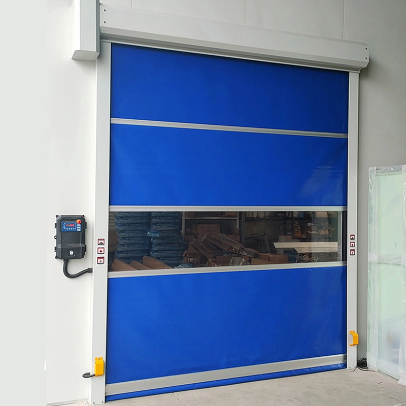 Factory Warehouse Rolling Shutter Industrial Pull Cord Rapid Action Pvc High Speed Door 1