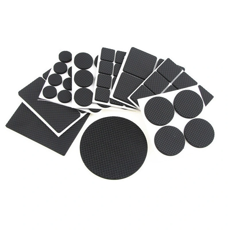 Protection de pieds auto-adhésive adaptée aux besoins du client du silicone 3m de forme protection en caoutchouc de découpe 1