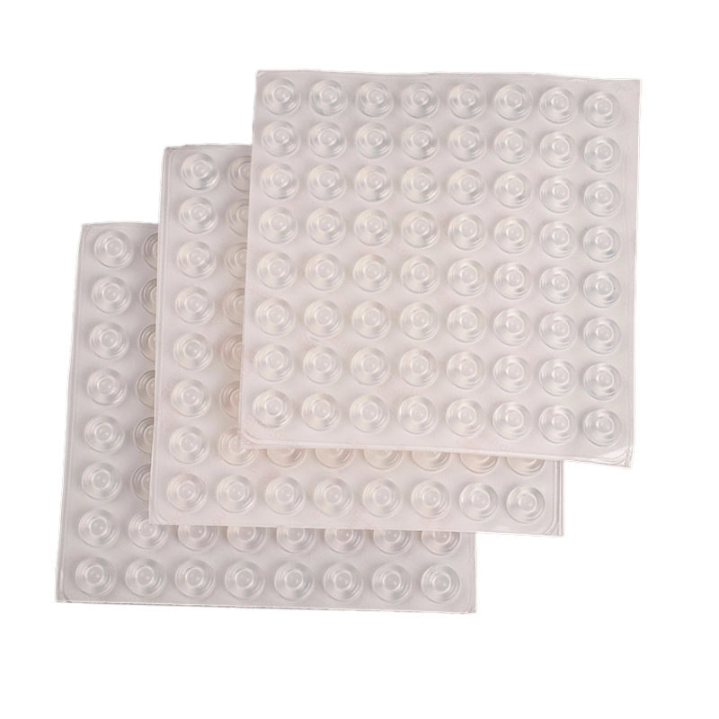 Cylindre de pieds en caoutchouc auto-adhésif, tampon de pare-chocs en Silicone antidérapant, caoutchouc Transparent, amortissement sonore 1