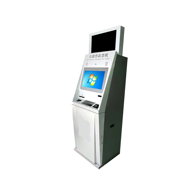 Self-service Kiosk for ticketing printing with capacitive touch screen for bus station 1