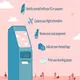 capacitive ticketing kiosk with wifi in cinema 2