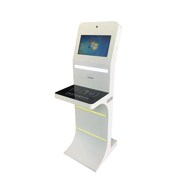 Library self checkout self check in kiosk with RFID and ID card reader 1