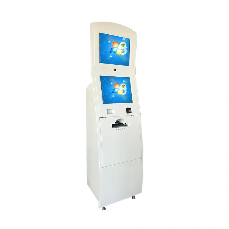 Self service landing visa kiosk with A4 printer Receipt printer QR code scanning Camera and 4G Wireless routing in Airport 1