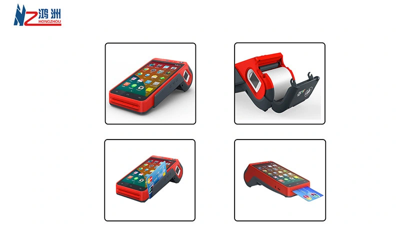 Hongzhou contactless android pos with card reader in hotel 3
