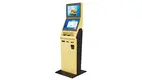 Self-service check in kiosk with bar code reader in hotel 3