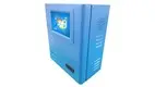 blue payment machine kiosk machine in bank 2