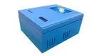 blue payment machine kiosk machine in bank 4