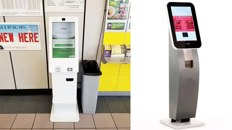 Cash payment accept kiosk with magnetic card and Windows system 4