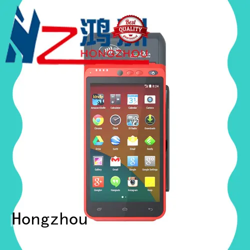 Hongzhou one manufacturer of pos machine with printer in hotel 1