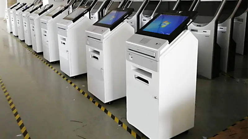 Hongzhou touch screen tourist information kiosk for sale 2
