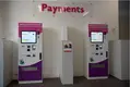 wall mounted payment kiosk keyboard in bank 4