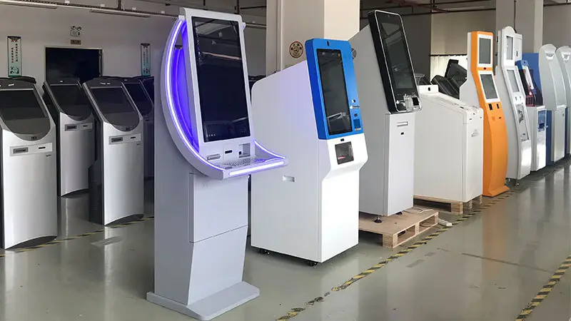 Hongzhou windows system automated payment kiosk keyboard in hotel 2