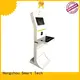 Hongzhou library information kiosk with logo in book store 1