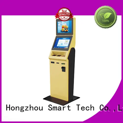 Hongzhou multi function hotel check in kiosk with card reader for sale 1
