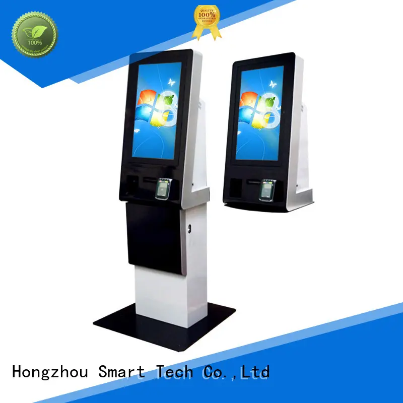 Hongzhou dual screen kiosk payment terminal keyboard in hotel 1