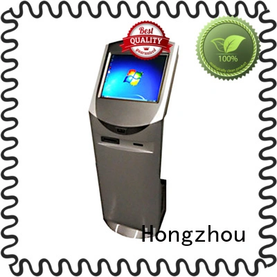 Hongzhou digital information kiosk with printer in airport 1