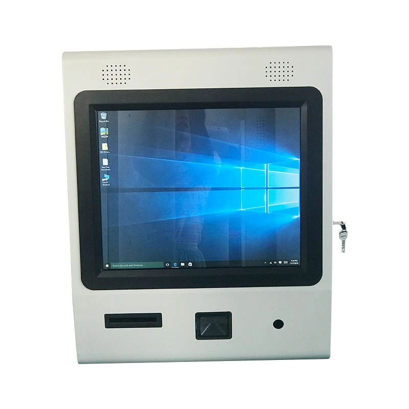 OEM ODM Wall mounted touch screen kiosk with QR code scanner and WIFI 1