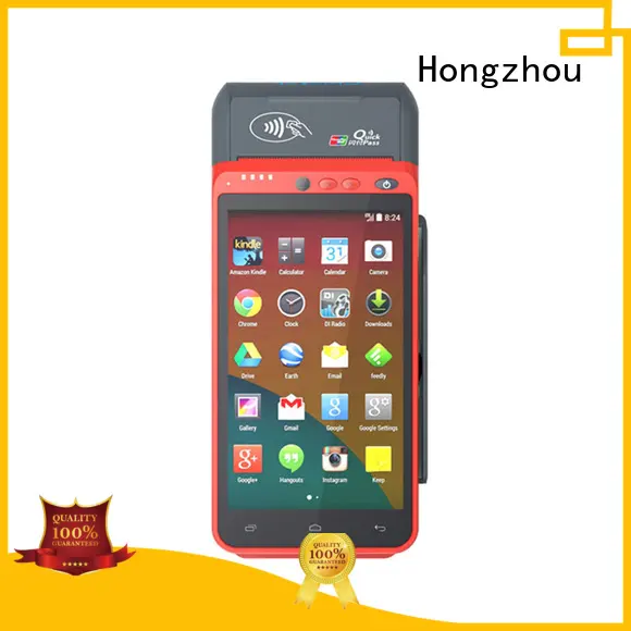 Hongzhou mobile pos with printer in hospital 1