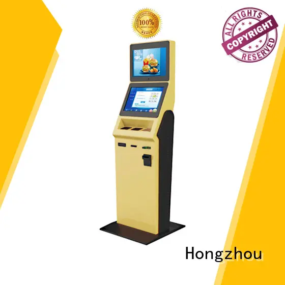 Hongzhou hotel check in kiosk with card reader in hotel 1