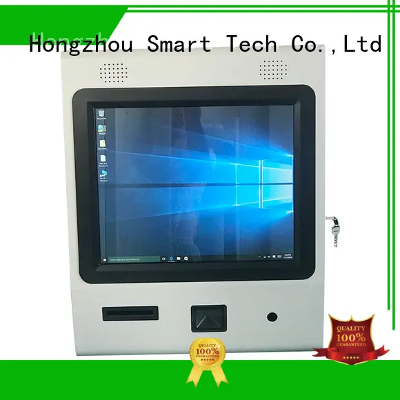Hongzhou floor standing digital information kiosk with camera in bar 1