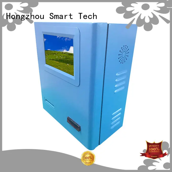 blue payment machine kiosk machine in bank 1