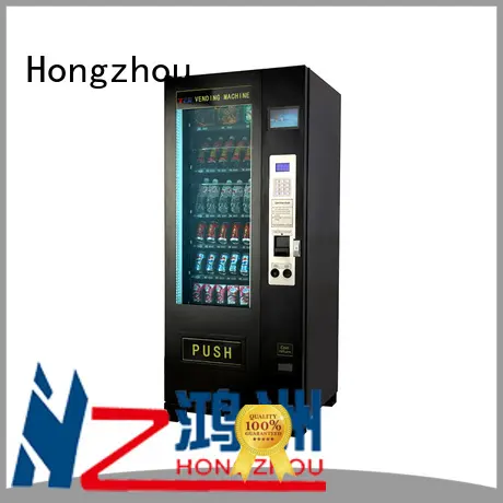 Hongzhou intelligent commercial vending machine with barcode scanner for airport 1