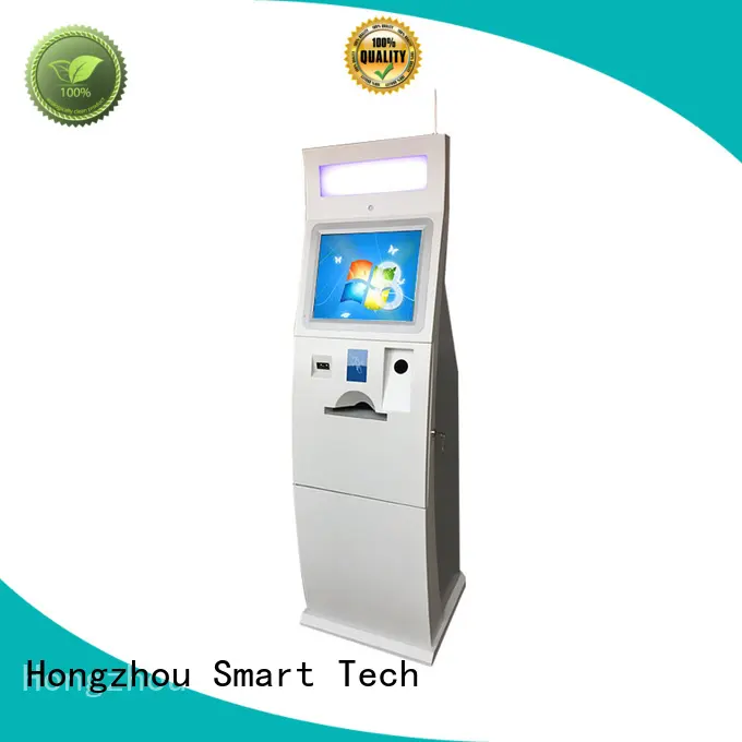 Hongzhou self service payment kiosk with laser printer in bank 1