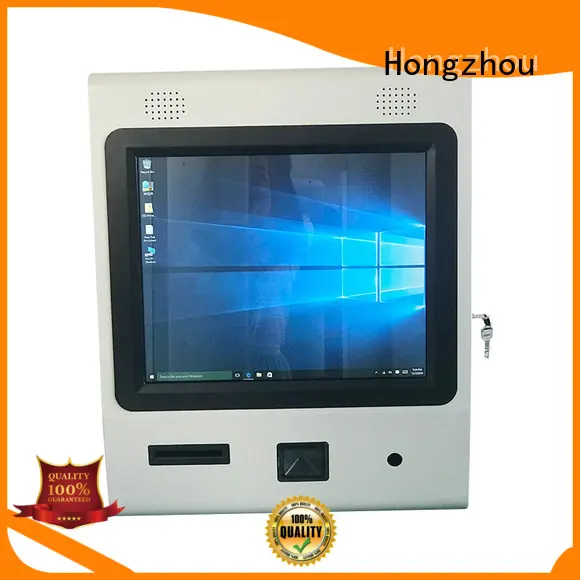 thermal digital information kiosk with printer in bar 1
