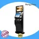 Hongzhou capacitive ticketing kiosk with printer on bus station 1