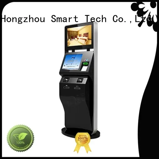 Hongzhou touch screen self service ticketing kiosk supplier on bus station 1