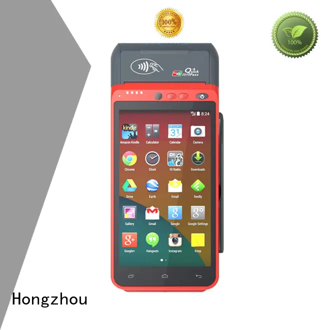 Hongzhou smart pos with printer in library 1
