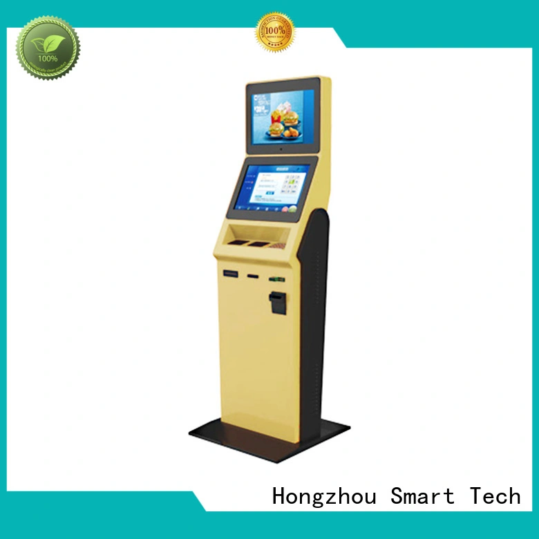 Hongzhou hotel self check in kiosk with card reader in villa 1
