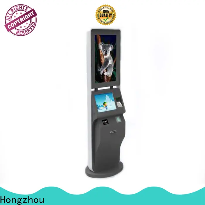 Hongzhou capacitive ticketing kiosk with camera in cinema 1