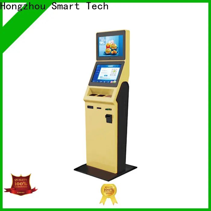 Hongzhou multi function hotel self check in machine with card reader for sale 1