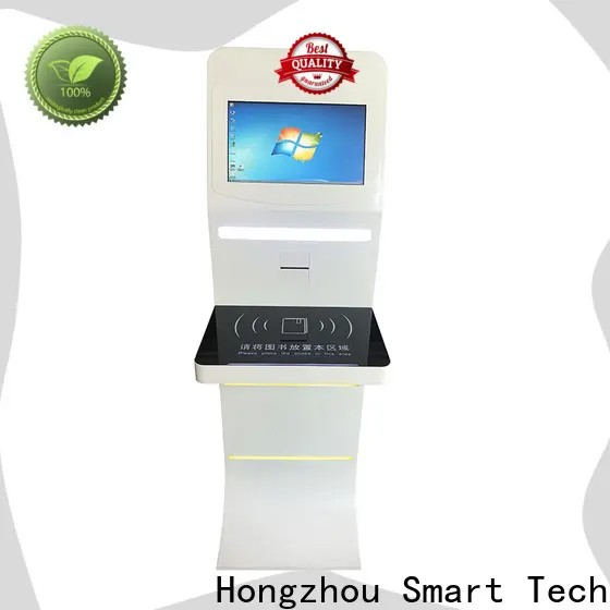 Hongzhou oem library self checkout kiosk for busniess for books 1