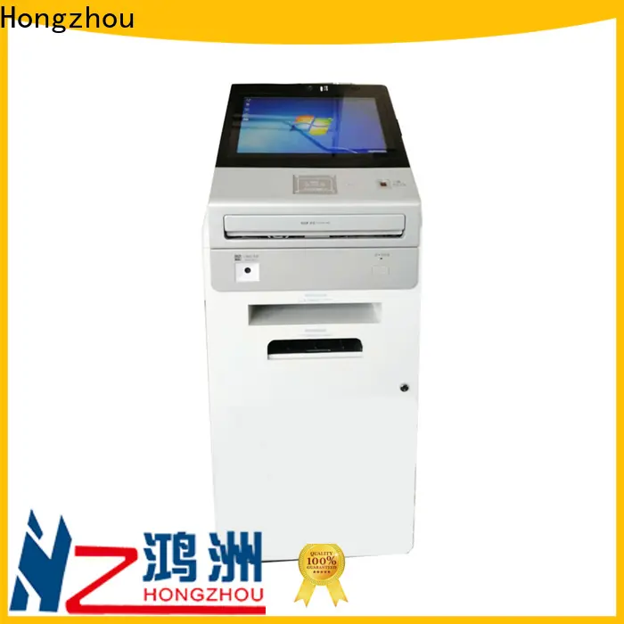 Hongzhou multimedia information kiosk machine with qr code scanning for sale 1