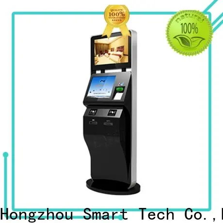 Hongzhou touch screen self service ticketing kiosk with printer for sale 1