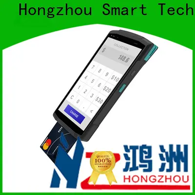 Hongzhou top android pos terminal with card reader in hotel 1