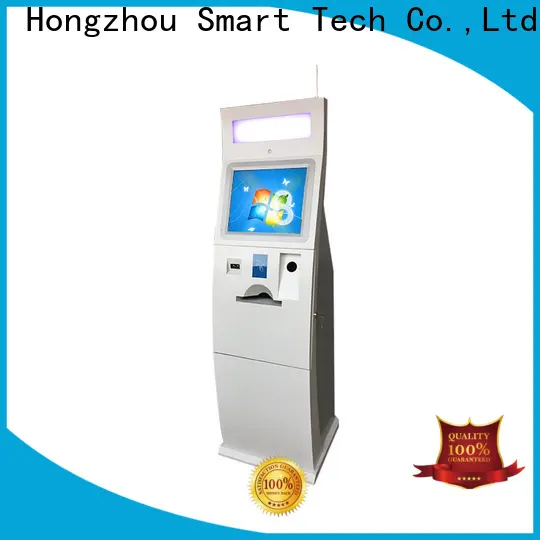 hd payment machine kiosk with laser printer in bank 1