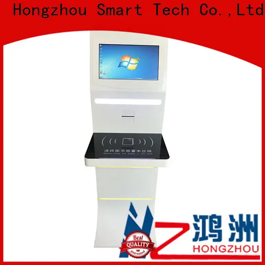 wholesale library self checkout kiosk with id card reader for books 1