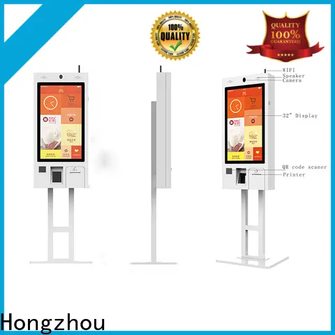 Hongzhou good selling self service kiosk with touch screen for business 1