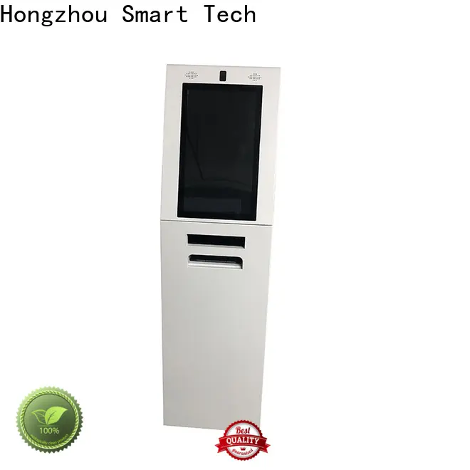 Hongzhou top touch screen information kiosk with printer in bar 1