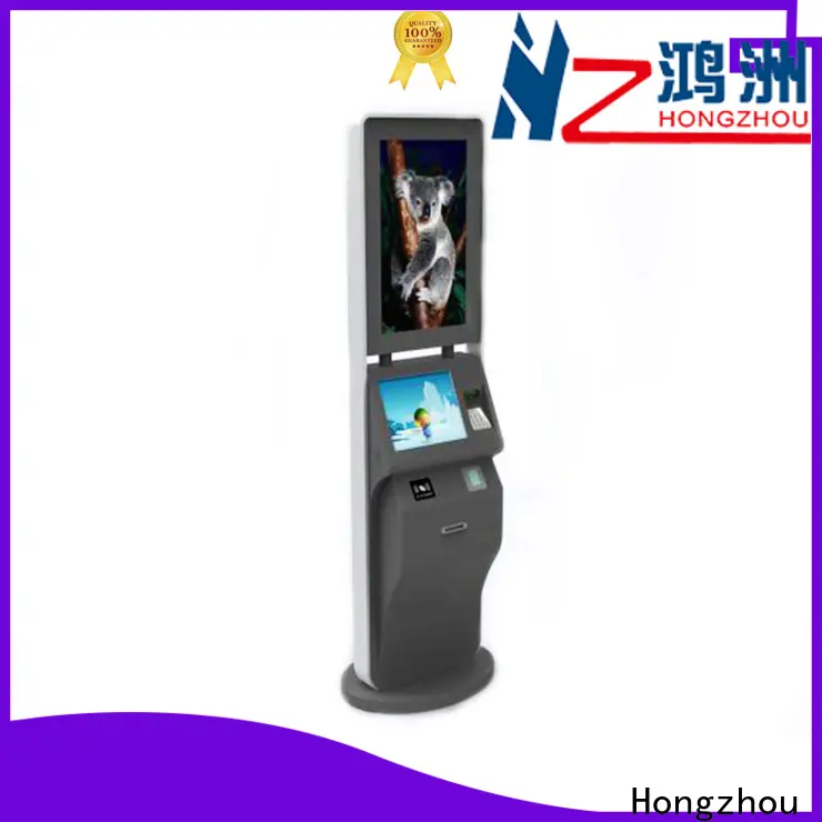 Hongzhou touch screen ticket kiosk machine for busniess for sale 1