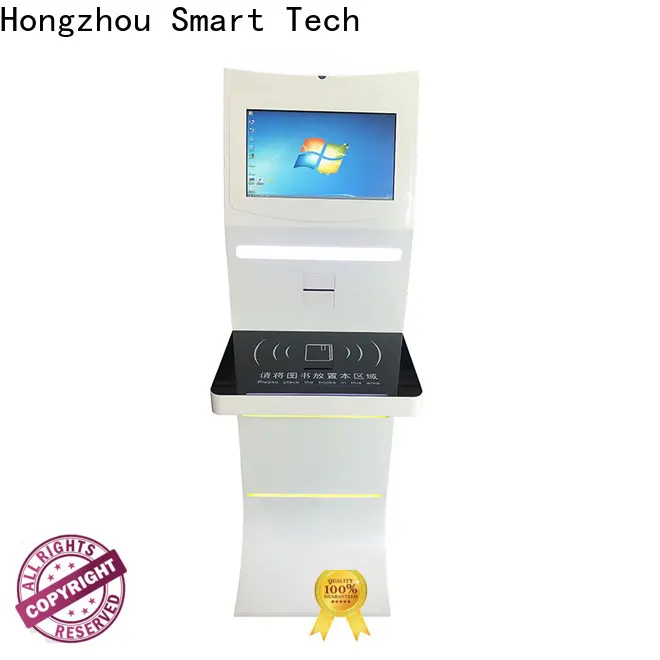Hongzhou library self checkout kiosk manufacturer for books 1