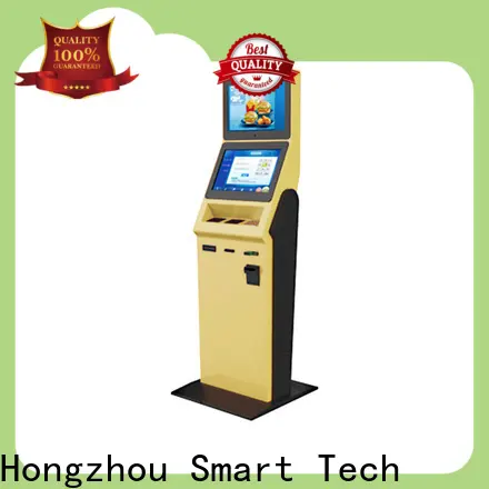 Hongzhou new hotel self check in machine with barcode scanner in hotel 1