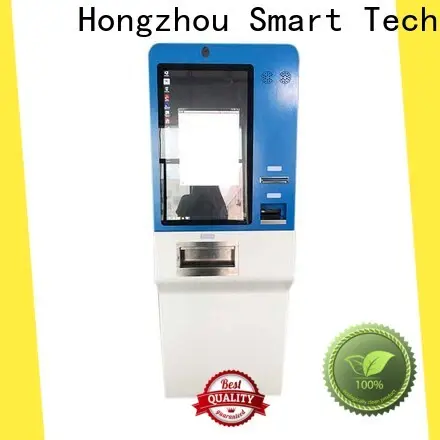 wall mounted pay kiosk machine in bank 1