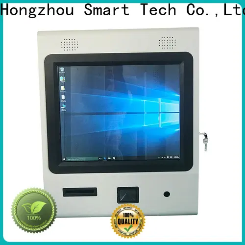wireless digital information kiosk with qr code scanning in airport 1