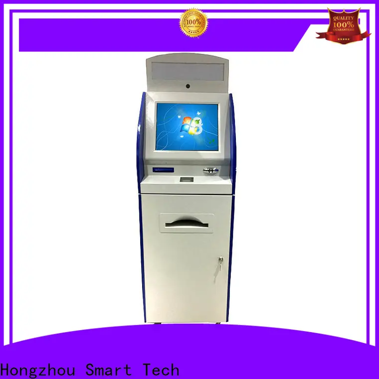 Hongzhou latest digital information kiosk with printer in airport 1